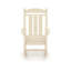 Balancelle de véranda beige - fabriquée en bois d'œuvre pour la chaise berçante d'extérieur