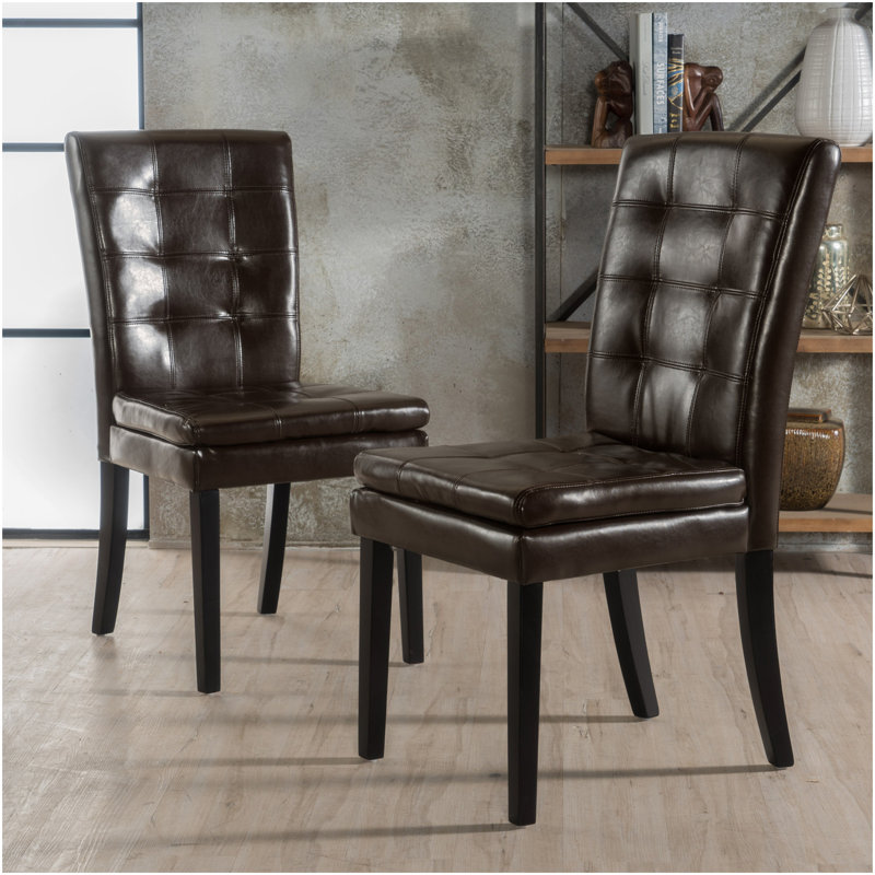 Ensemble de 2 chaises Badin Kd, Chocolat