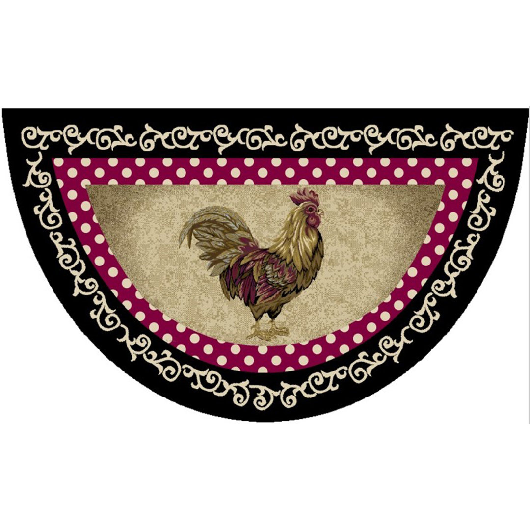 Antigo Synthetic Water Resistant Non-Skid Kitchen Mat Rosalind Wheeler