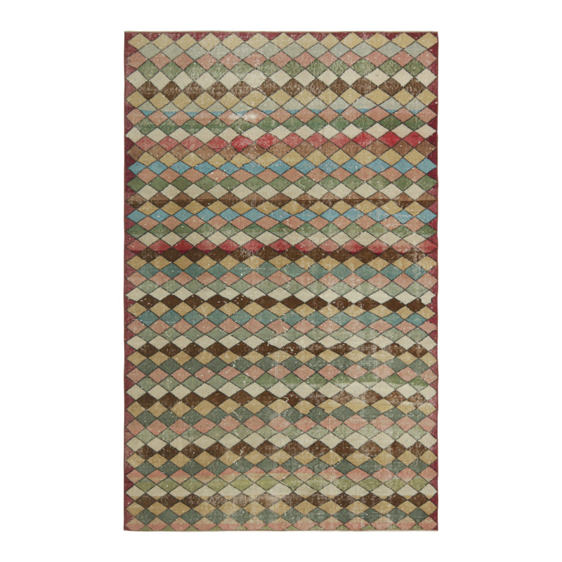 One-of-a-Kind 4'9”x7'10” Hand Knotted Area Rug