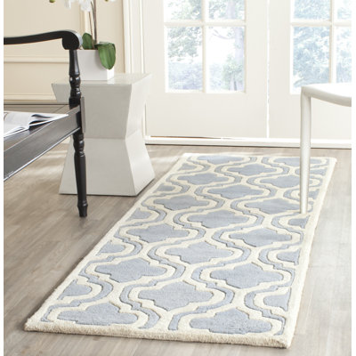 Tapis en laine touffeté à la main Carolene