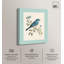 «Little Blue Bird», reproduction d'art sur toile par Art Remedy-119289602-119289603
