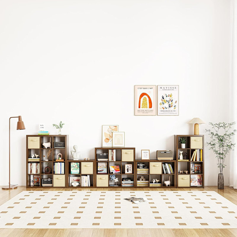 Bibliothèque de rangement - Tablette de présentation multifonctionnelle pour le salon, la chambre à coucher et le bureau personnel