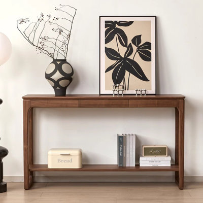 Table de véranda entièrement en bois massif de style moderne.