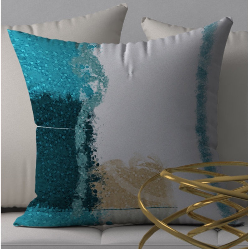Housse de coussin carrée/insert, 18" x 18"