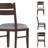 Upholstered Solid Wood Dining Chair-1135882477