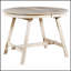 Table de salle à manger extensible rétro en bois pour les réunions de famille et les repas de tous les jours