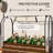 Raised Garden Bed With Legs And Cover, Metal Elevated Planter Box With Bottom Shelf And Liner For Vegetables, Brown-1267054418