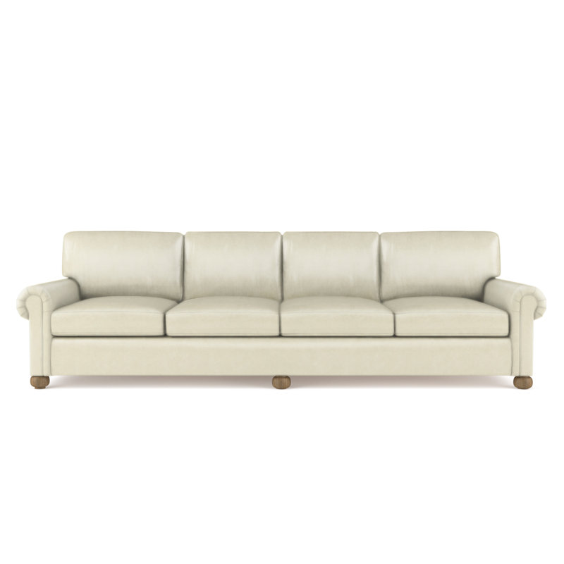 Leroy Sofa, 36" H x 120" W x 49" D, Pumice Velvet 