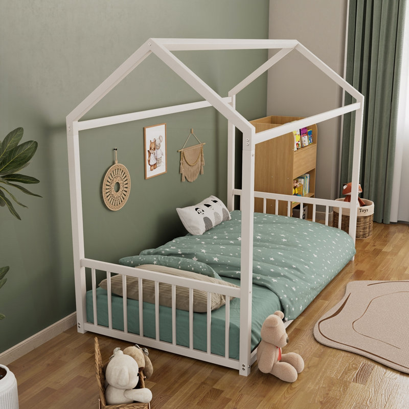 Structure de lit Montessori, Simple, Blanc