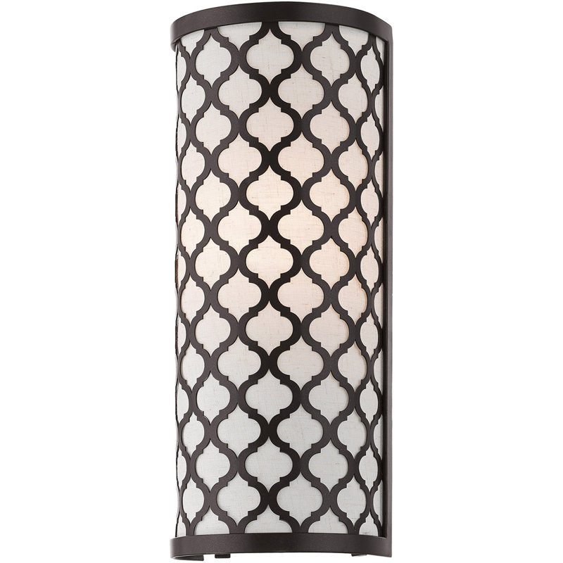 Mance Flush Mounted Sconce, English Bronze