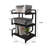3-Tier Movable Printer Stand with Wheels – Multi-Purpose Storage Cart-1626126929
