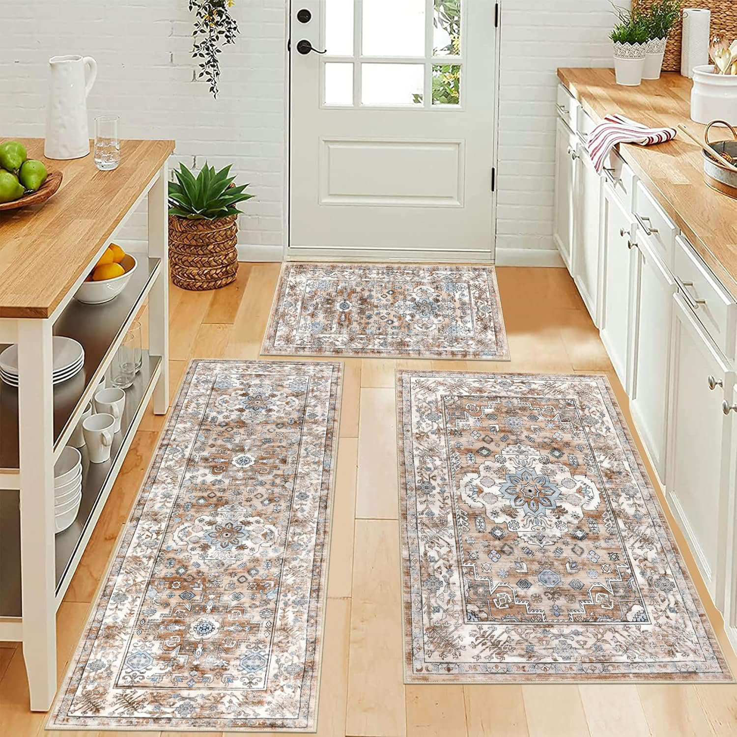 Bungalow Rose Kitchen Rugs Sets Of 3,20