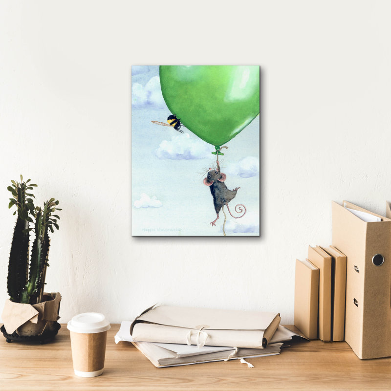 «Hi There» par Maggie Vandewalle, H 16 po x l 12 po x P 0,75 po