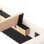 Grand lit plateforme tapissier en tissu-129694018