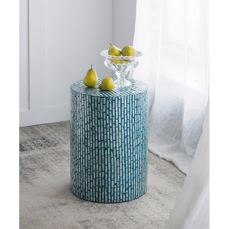 Tabouret de jardin 14 po x 14 po x 20 po, table d'appoint