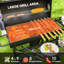 Outsunny Charcoal BBQ Grill Portable Barbecue Smoker w/ Warming Rack, Black