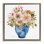 Cadre flottant Sunny Chinoiserie Pink Florals, design par Carol Robinson