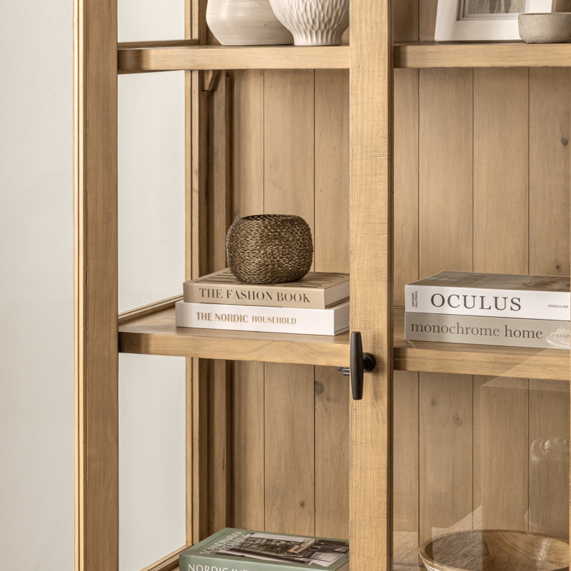 Crest Reclaimed Wood Display Cabinet