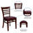 Lyman Ladder Back Wooden Restaurant Chair-23209929-23209928