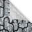 Red Barrel Studio® Abstract Modern Art Grommet Curtain Geometric Vibes 50" x 72" Charcoal Grey Pale Grey-930926971