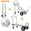 Chariot à main professionnel de grande capacité de 1000 lb - Chariot polyvalent 3-en-1 pour la manipulation de matériaux avec des pneus absorbant les chocs pour une utilisation extérieure robuste