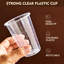9 Oz Plastic Cups, 500 Pack - Clear Disposable Drinking Water Cups For Cold Beverages, Clear Plastic Cups For Drinking, Ideal For Party