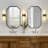 18 In 2-Light White Double Tube Wall Sconce ,Sleek Up And Down Light Fixture For Bathroom, Bedroom-1370455487