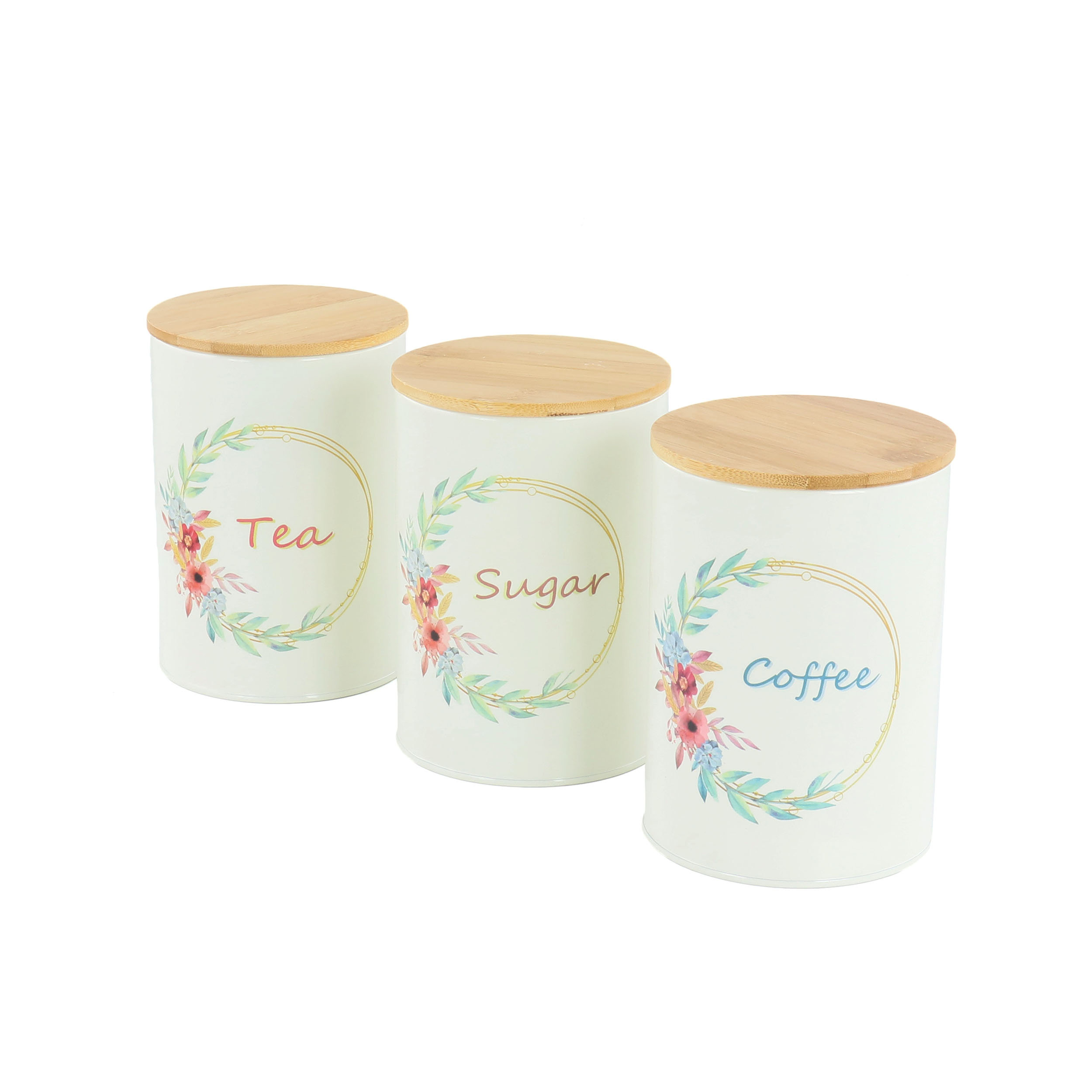 3 Piece Container Set Gracie Oaks Color: White