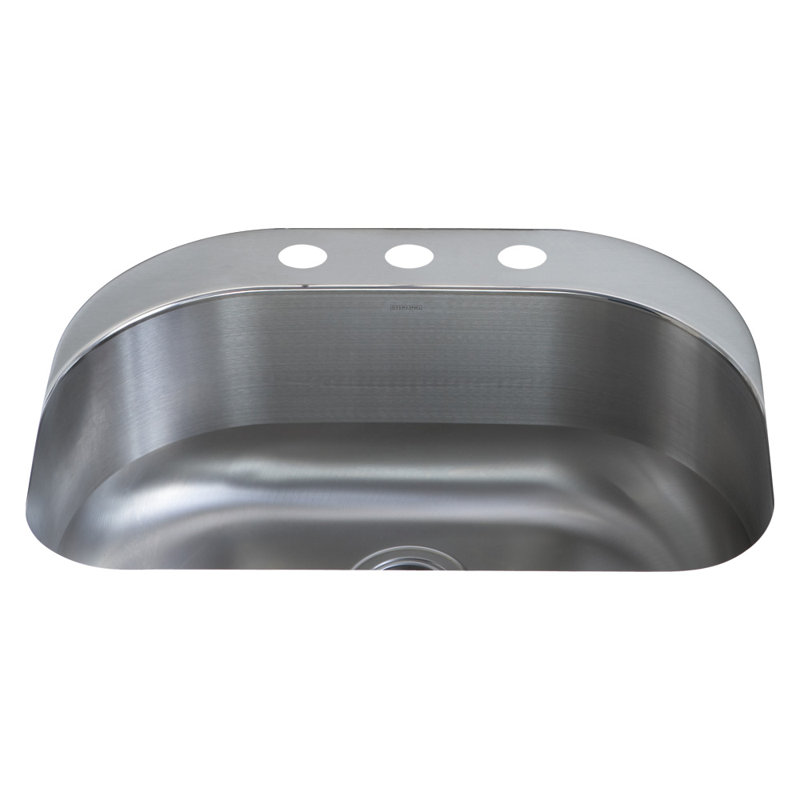 Évier de cuisine à simple cuve L 26,5 po x l 20,4 po Cinch