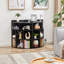 4-Tier Corner Cabinet With US Socket, 8-Cubby Wooden Bookcases Bookshelf Storage Organizer Display Rack-1156126695