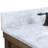 Pelaghia 30'' Single Bathroom Vanity with Marble Top-57367885