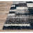 Farmerville Geometric Shag Navy/Gray/Ivory Area Rug-1168107130