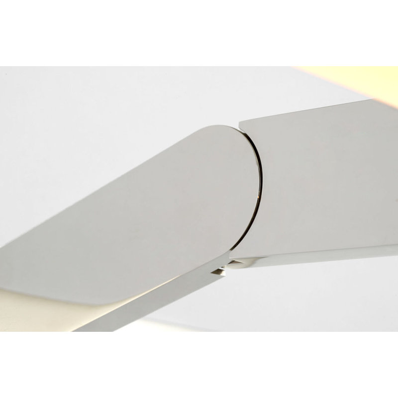 Axis Pivoting Library Light, Polished Nickel, 3" H x 18" W x 13.25" D