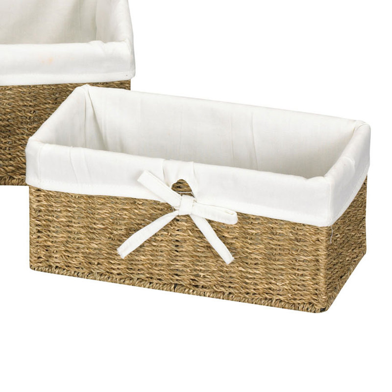 Ensemble de 3 paniers Cimah, Brun