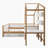 Adien Full Size Kids Bed with Drawer, Desk and Bookshelf