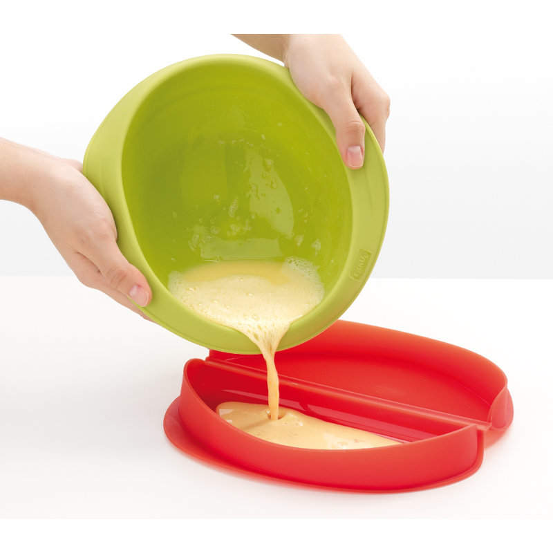 Cafetière omelette en silicone brillante
