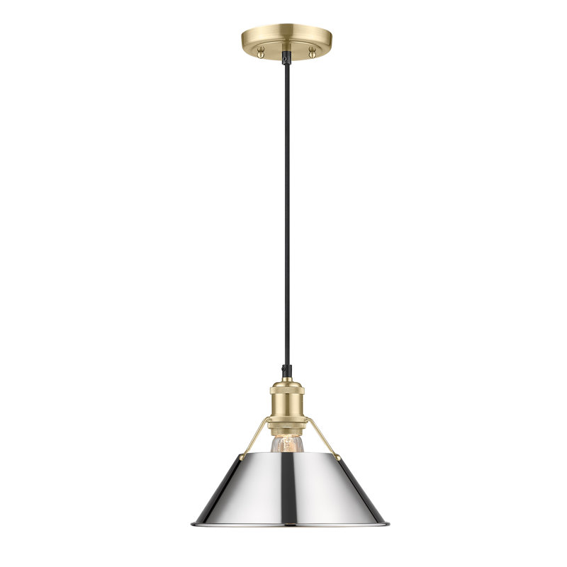 Weatherford 1 - Light Pendant, Brushed Champagne Bronze, 130" H x 10" W x 10" D, Chrome