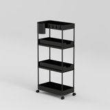 33.07'' H x 15.35'' W Utility Cart with Wheels