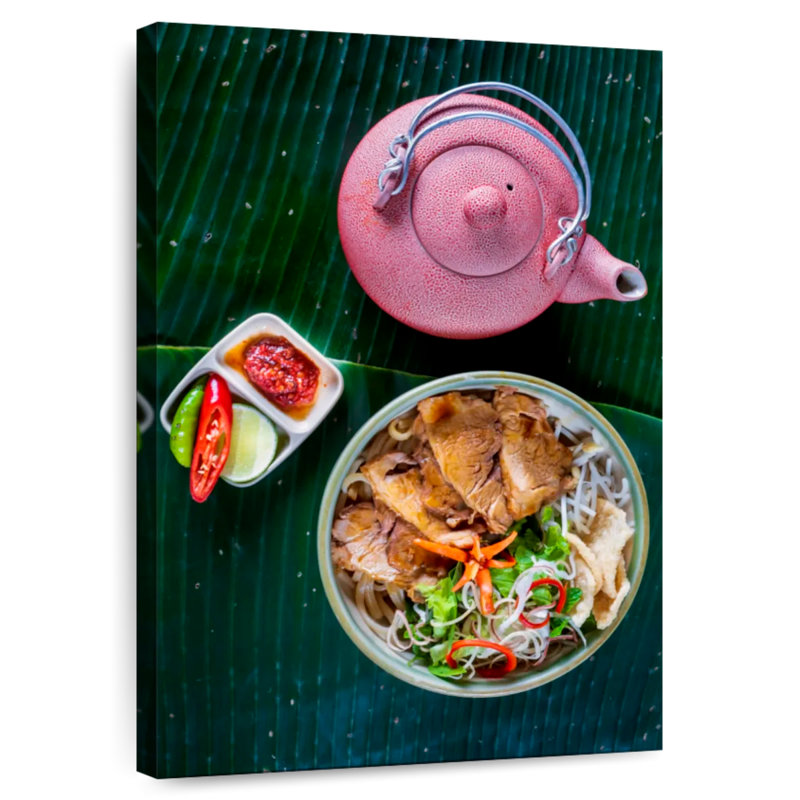 Thé et cuisine vietnamienne, H 36 po x l 24 po