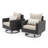 Sameko Amali 4 Piece Rattan Sofa Seating Group With Sunbrella Cushion Covers-70100240-31968857