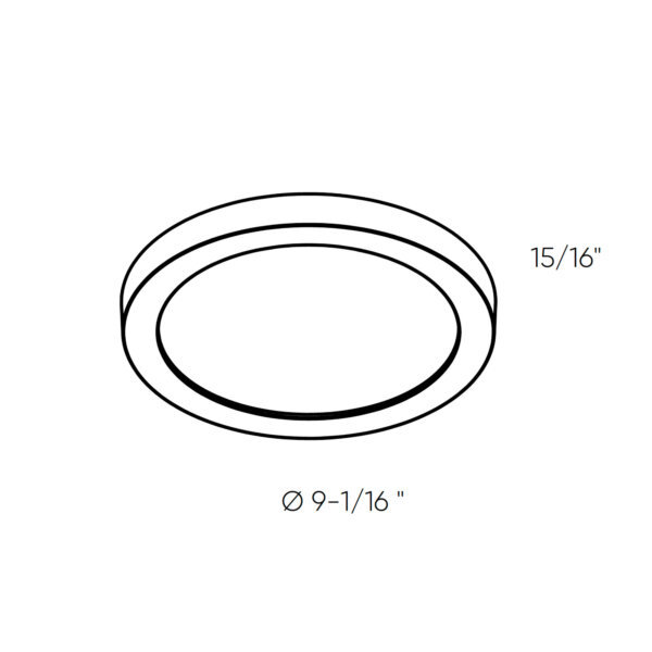Joylyn Acrylic LED Flush Mount