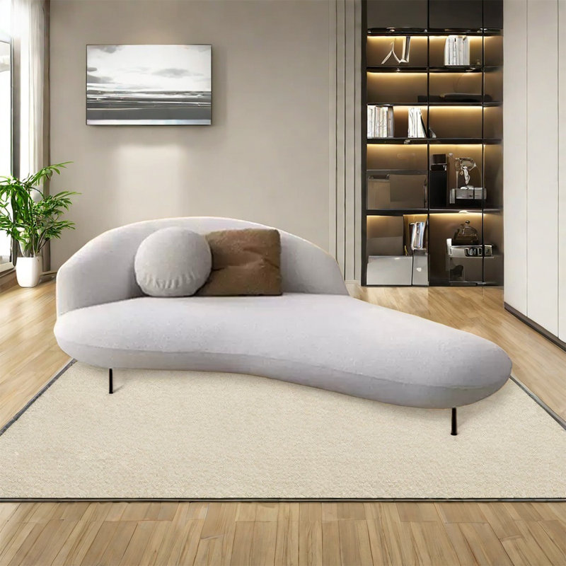 Chaise en bois massif de haute qualité, Orienté à gauche (vu de face), Blanc