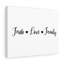 Faith Love Family - Wrapped Canvas Print-1222298079