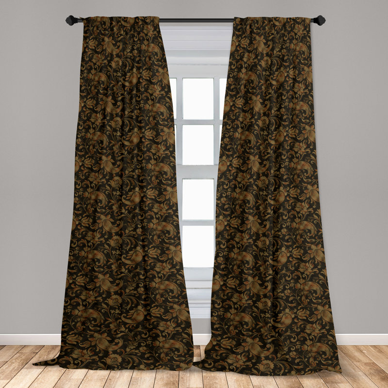 Semi Sheer Curtain Pair, 28" W x 84" L