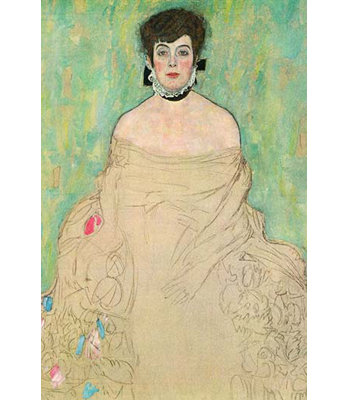 Portrait d’amalie zuckerberg par gustav klimt-impression