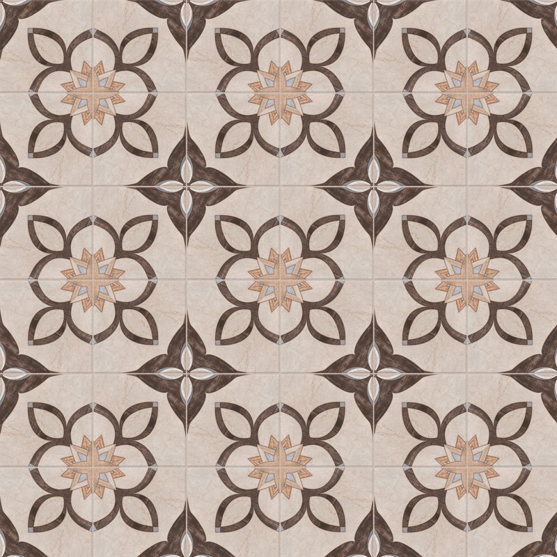 Argos 18" x 18" Ceramic Patterned Wall & Floor Tile