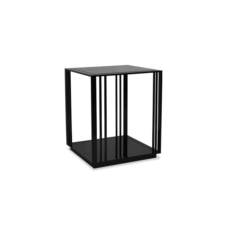 Damarius Glass Top End Table