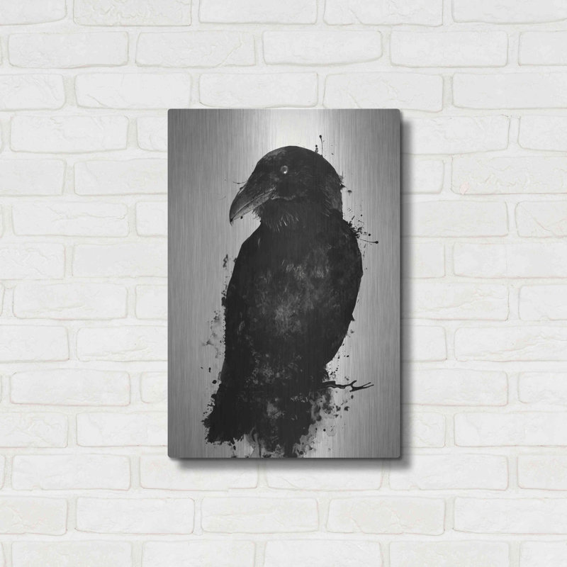 The Raven - impression sans cadre, H 24 po x l 16 po x P 0,13 po