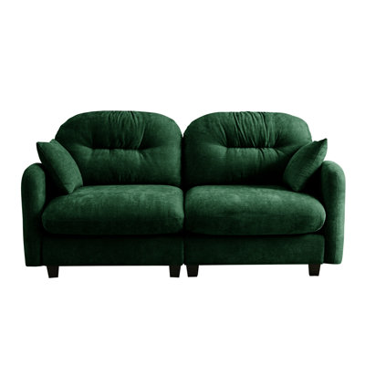 Chenille Modular Sectional With 2 Seats, Cushion, And Elegant For Home Use Ergonomic Curve, Flexible Splicing Modern Living Rooms